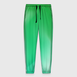 Мужские брюки 3D Градиент зеленый