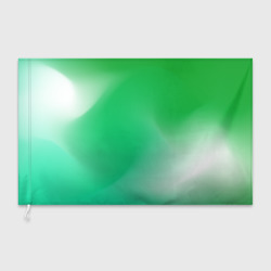 Флаг 3D Градиент зеленый