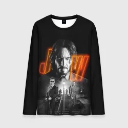 Мужской лонгслив 3D John Wick Chapter 4