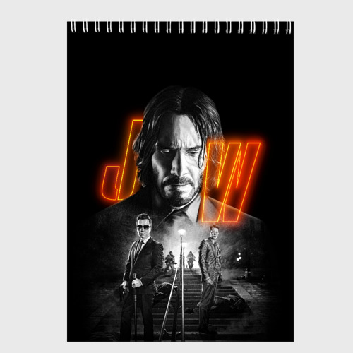 Скетчбук John Wick Chapter 4, цвет белый