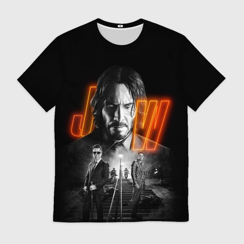 Мужская футболка 3D John Wick Chapter 4