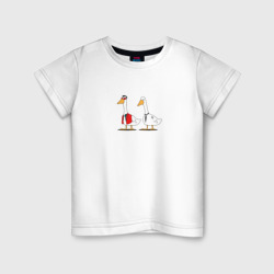 Детская футболка хлопок Бойцоский гусь