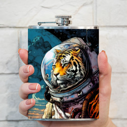 Фляга Тигр космонавт на далекой планете - фото 2