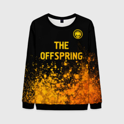 Мужской свитшот 3D The Offspring - gold gradient: символ сверху