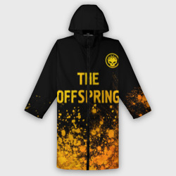 Мужской дождевик 3D The Offspring - gold gradient: символ сверху