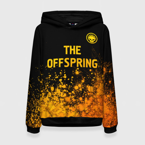 Женская толстовка 3D The Offspring - gold gradient: символ сверху, цвет 3D печать