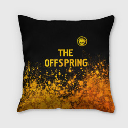 Подушка 3D The Offspring - gold gradient: символ сверху