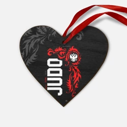 Деревянная игрушка Сердце Сборная России по дзюдо