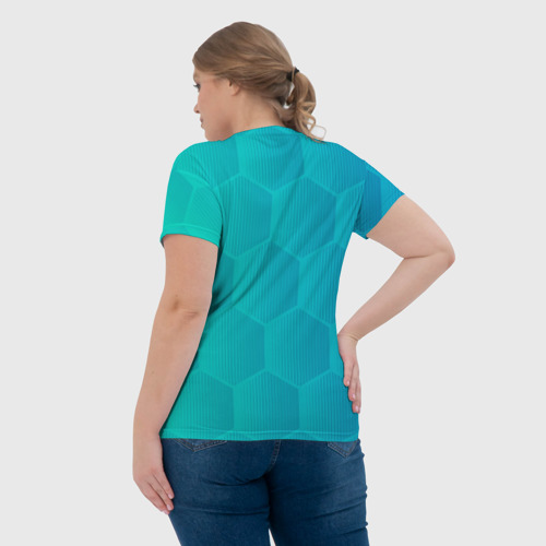 Женская футболка 3D Кофейный монстр, цвет 3D печать - фото 7