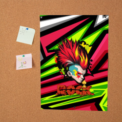 Постер Панк с красными волосами - фото 2