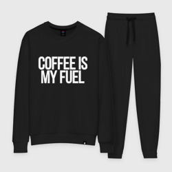 Женский костюм хлопок Coffee is my fuel