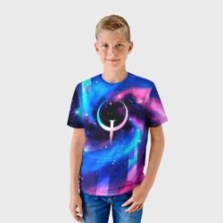 Детская футболка 3D Quake неоновый космос - фото 2