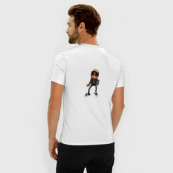 Мужская футболка хлопок Slim Subway Surfers - фото 2