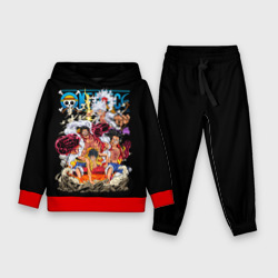 Детский костюм с толстовкой 3D One Piece all