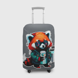 Чехол для чемодана 3D Крутая красная панда