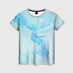 Женская футболка 3D Ледяной туман