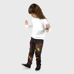 Детские брюки 3D Огненные объемные плитки - фото 2