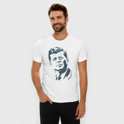 Мужская футболка хлопок Slim Джон Кеннеди - фото 2