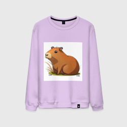 Мужской свитшот хлопок Cartoon capybara