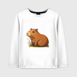 Детский лонгслив хлопок Cartoon capybara