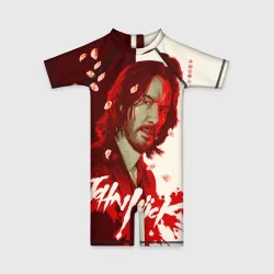 Детский купальный костюм 3D John Wick Sakura petals