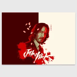 Поздравительная открытка John Wick Sakura petals