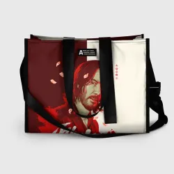 Сумка-шоппер 3D John Wick Sakura petals