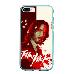 Чехол для iPhone 7Plus/8 Plus матовый John Wick Sakura petals