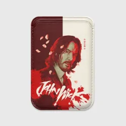 Картхолдер Magsafe магнитный John Wick Sakura petals