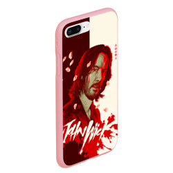 Чехол для iPhone 7Plus/8 Plus матовый John Wick Sakura petals - фото 2