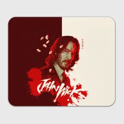 Прямоугольный коврик для мышки John Wick Sakura petals