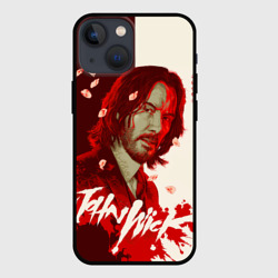 Чехол для iPhone 13 mini John Wick Sakura petals