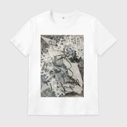 Мужская футболка хлопок Абстракция небо