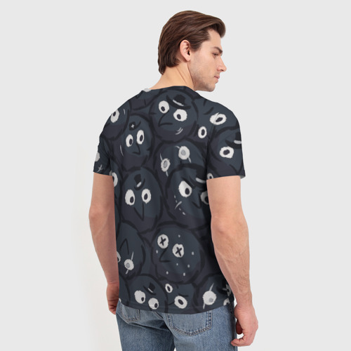 Мужская футболка 3D с принтом Чумики, вид сзади #2