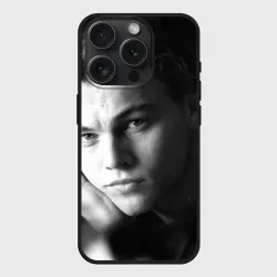 Чехол силиконовый для Apple iPhone 15 Pro матовый Леонардо Ди Каприо фото