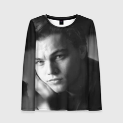 Женский лонгслив 3D Леонардо Ди Каприо фото