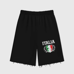 Женские шорты oversize футер хлопок Italy map