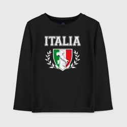 Детский лонгслив хлопок Italy map