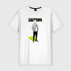 Мужская футболка хлопок Slim Городской Сайтама