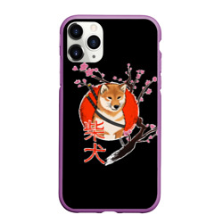 Сиба ину самурай – Чехол для iPhone 11 Pro матовый с принтом купить