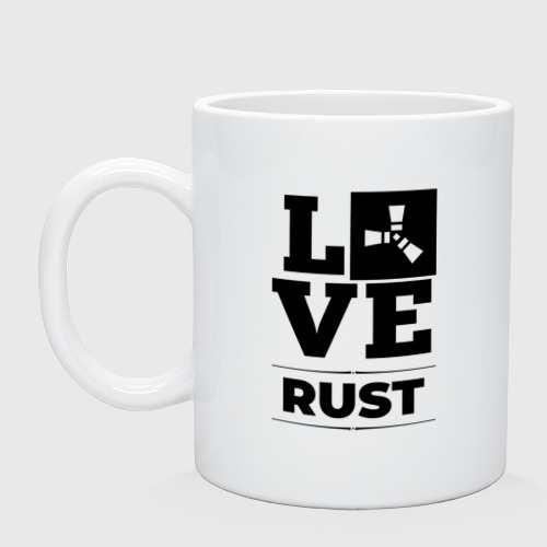 Love rust. Кружка раст. Кружка с принтом раст. Формы кружек для принта раст. Раст сувениры.