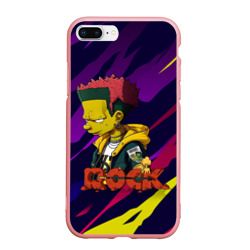 Чехол для iPhone 7Plus/8 Plus матовый Rock Simpsons style