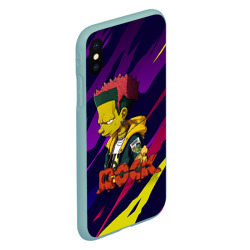 Чехол для iPhone XS Max матовый Rock Simpsons style - фото 2