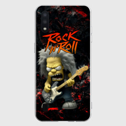 Simpsons Rock and roll – Чехол для Samsung A01 с принтом купить