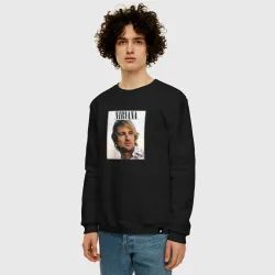 Мужской свитшот хлопок Nirvana Оуэн Уилсон пародия - фото 2