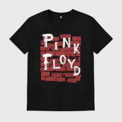 Мужская футболка хлопок Рок музыка Pink Floyd стена