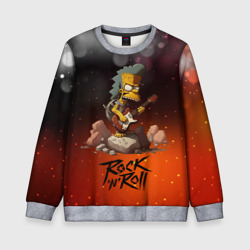 Детский свитшот 3D Simpsons rock n roll