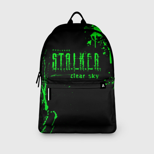 Рюкзак 3D с принтом Stalker sky art, вид сбоку #3