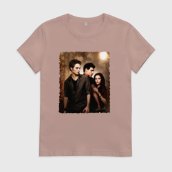 Женская футболка хлопок Сумерки Белла Эдвард Джейкоб