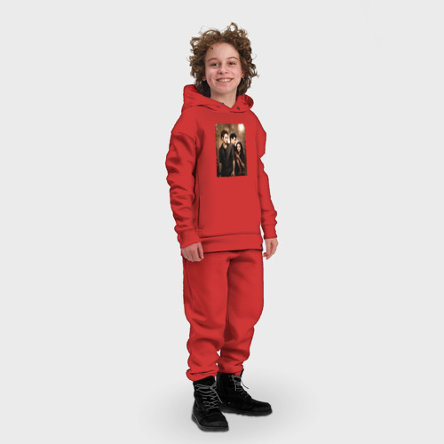 Детский костюм хлопок Oversize Сумерки Белла Эдвард Джейкоб, цвет красный - фото 3